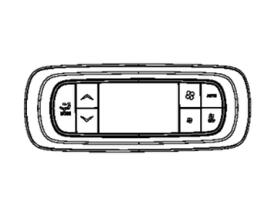 Chrysler 68223337AC CONTROL A/C and Heater - Aux