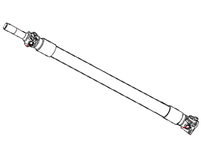 Dodge Ram 1500 Drive Shaft - 52105926AB