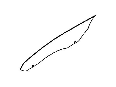 Dodge 4816142AB GLASS Front Door