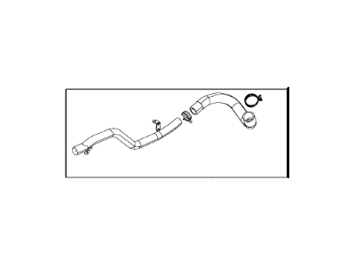 Mopar 5058882AD Hose Radiator Outlet Mopar 5058882AD Hose Radiator Outlet