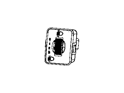Dodge 4602836AD SWITCH Headlamp Leveling