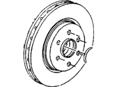 Dodge Viper Brake Disc - 4642122AC Brake Rotor