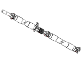 Dodge Ram 1500 Drive Shaft - 52853163AA Drive Shaft