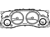 Jeep Wrangler Instrument Cluster - 5172630AD Instrument Cluster