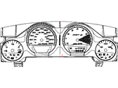 Dodge Instrument Cluster - 68050721AE Instrument Cluster
