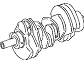 Jeep Grand Cherokee Crankshaft - 68136832AB Crankshaft