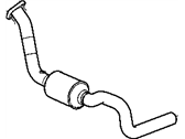 Chrysler Aspen Exhaust Pipe - 52855505AA Catalytic Converter, Passenger Side