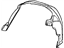 Mopar 55136229AB Liner Front Fender
