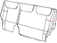 Mopar 1YK76HL9AA Cover Rear Seat Back