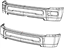 Mopar 1HN79RXFAB Bumper Front