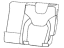Mopar 6ST19LA8AC Cover Rear Seat Back Left