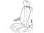 Mopar 1TU701DVAA Cover Front Seat Back Mopar 1TU701DVAA Cover Front Seat Back
