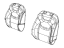 Mopar 6SS87DX9AD Cover Front Seat Back Mopar 6SS87DX9AD Cover Front Seat Back