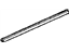 Mopar 4724780AD Weatherstrip, Front Door Belt