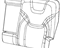 Mopar 5RA81LAAAC Cover Rear Seat Back Right Mopar 5RA81LAAAC Cover Rear Seat Back Right