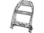 Mopar 68080784AC Frame Front Seat Back