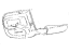 Mopar 4720574 Ashtray Assembly, Rear