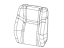 Mopar 5XZ54DX9AA Cover Front Seat Back Mopar 5XZ54DX9AA Cover Front Seat Back