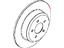 Mopar 4779209AE Rotor Brake Rear