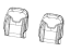 Mopar 7CT06LR5AA Cover Front Seat Back