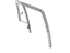 Mopar 5074222AD Glass Package Rear Door Fixed With Running Channel