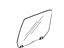 Mopar 55112403AA Glass Rear Door