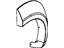 Mopar 5KH38AB5AC Applique Fender Rear Fender