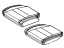 Mopar 6QD31JR1AA Cover Rear Seat Cushion 3RD Row