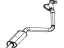 Mopar 68158718AB Muffler & Tail Pipe