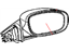 Mopar 1LD58ARHAE Mirror Outside Rearview