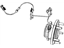 Mopar 52122425AB Sensor Anti-Lock Brakes