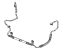 Mopar 68247933AF Power Steering Pressure Hose Mopar 68247933AF Power Steering Pressure Hose