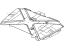 Mopar 68154307AD Pad Hood Silencer Mopar 68154307AD Pad Hood Silencer