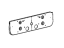 Mopar 6VL03RXFAA Bracket License Plate
