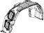 Mopar 68102265AC Shield Wheelhouse Mopar 68102265AC Shield Wheelhouse