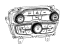 Mopar 68293614AC Center Stack Vehicle Feature Controls Mopar 68293614AC Center Stack Vehicle Feature Controls