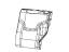 Mopar 5ZD23LXHAA Cover Rear Seat Back 60% Side