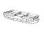 Mopar 7FC84LA3AA Cover Rear Seat Cushion 2ND Row