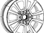 Mopar 1JX81CDMAC Wheel, Alloy Mopar 1JX81CDMAC Wheel, Alloy