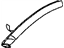 Mopar 4865568AD Weatherstrip, Folding Top Side Rail Mopar 4865568AD Weatherstrip, Folding Top Side Rail