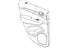 Mopar 1VU081XTAA Armrest Rear Door Trim Mopar 1VU081XTAA Armrest Rear Door Trim