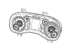 Mopar 68434838AD Cluster Instrument Panel Mopar 68434838AD Cluster Instrument Panel