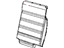 Mopar 5MH83DW1AA Cover Rear Seat Back Left Mopar 5MH83DW1AA Cover Rear Seat Back Left