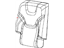 Mopar 5RA50DX9AB Cover Rear Seat Back Right Mopar 5RA50DX9AB Cover Rear Seat Back Right
