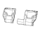 Mopar 5ZD90LXHAA Cover Rear Seat Back Mopar 5ZD90LXHAA Cover Rear Seat Back