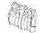 Mopar 6QH97LV5AA Cover Rear Seat Back Mopar 6QH97LV5AA Cover Rear Seat Back