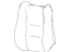 Mopar 6QR72JR1AA Cover Front Seat Back Mopar 6QR72JR1AA Cover Front Seat Back