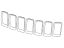 Mopar 5XL24NTZAA Trim Ring Kit Radiator Grille