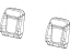 Mopar 6EN12U5NAA Cover Front Seat Back