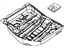 Mopar 68043494AE Pan Front Floor